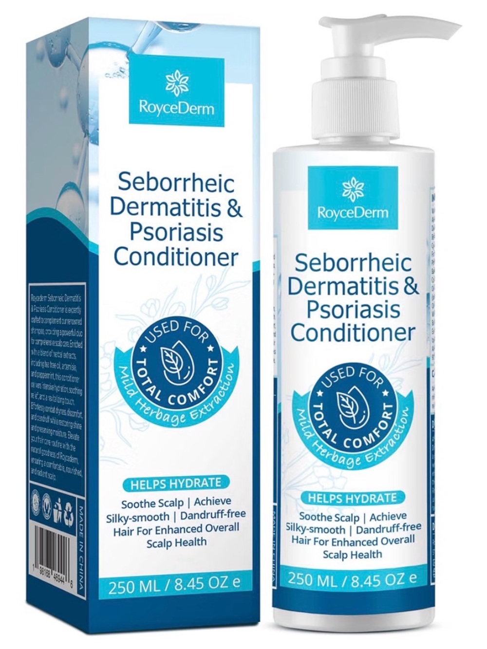 Seborrheic Dermatitis & Psoriasis Conditioner - Blue